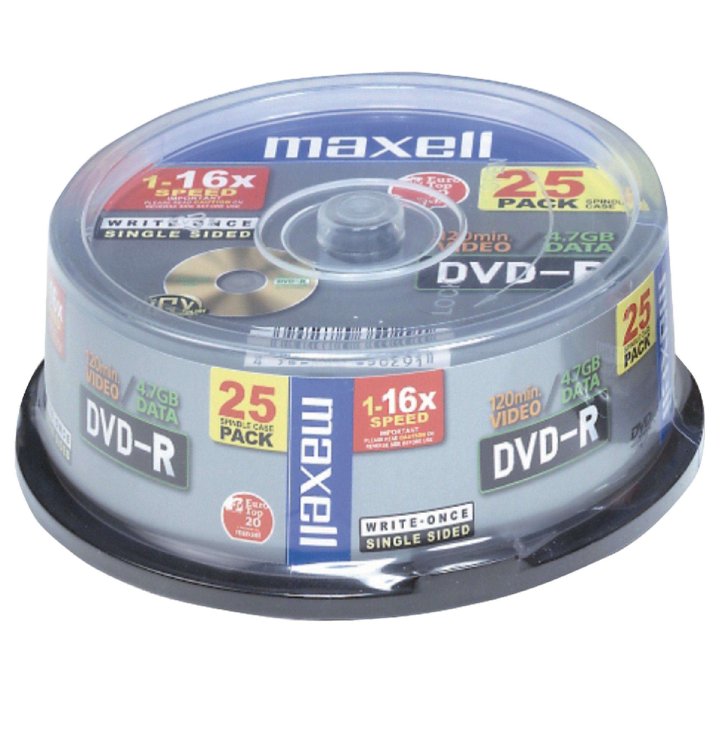 Algopix Similar Product 11 - DVD-R 25 Pack Spindle 16x Speed