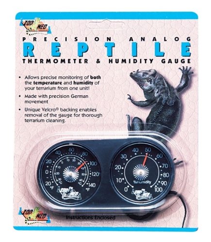 Algopix Similar Product 11 - Zoo Med Dual Thermometer and Humidity