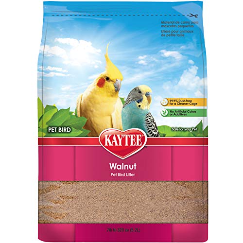 Algopix Similar Product 4 - Kaytee Walnut Pet Bird Habitat Litter