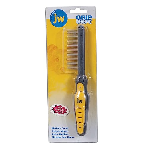 Algopix Similar Product 15 - JW Pet Company GripSoft Medium Comb for