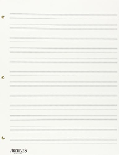 Algopix Similar Product 7 - Archives Looseleaf Manuscript Paper 