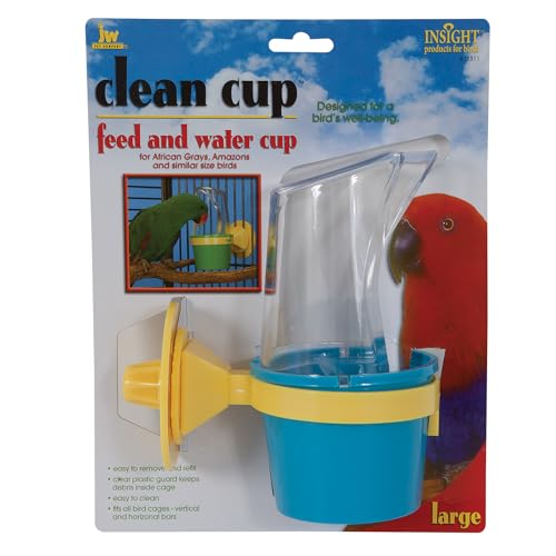 Algopix Similar Product 12 - JW Pet Bird Cage Clean Cup Feeder 