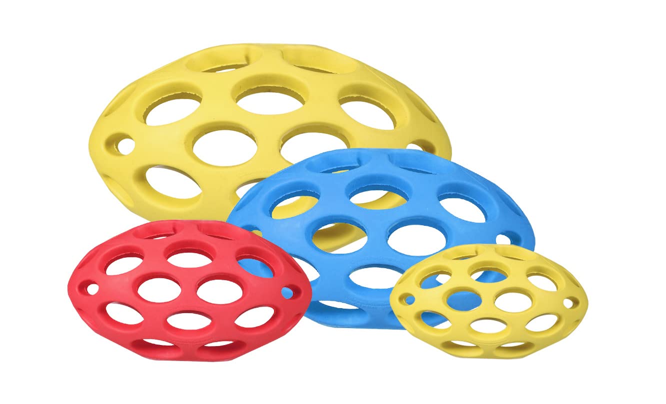 Algopix Similar Product 7 - JW Pet Holee Football Dog Chew Puzzle
