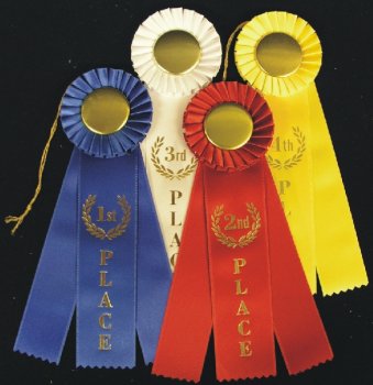 Algopix Similar Product 4 - Assistant Gold Rosette Ribbons  3