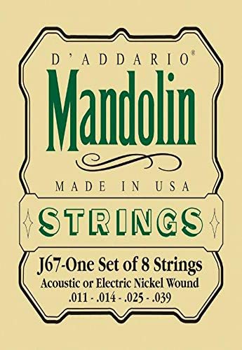 Algopix Similar Product 20 - D'Addario J67 Nickel Mandolin Strings
