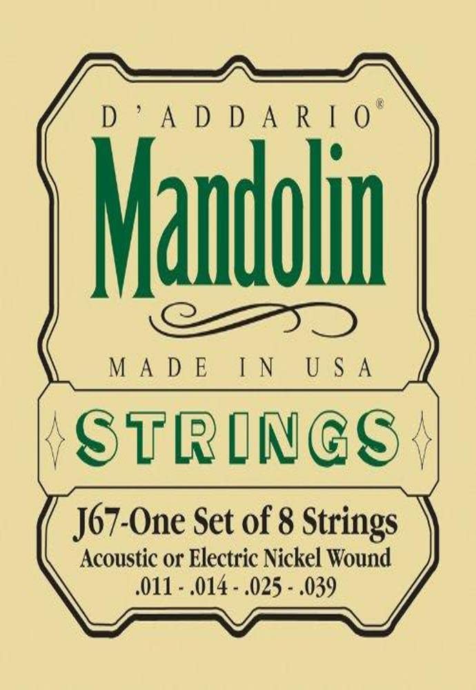 Algopix Similar Product 11 - D'Addario J67 Nickel Mandolin Strings