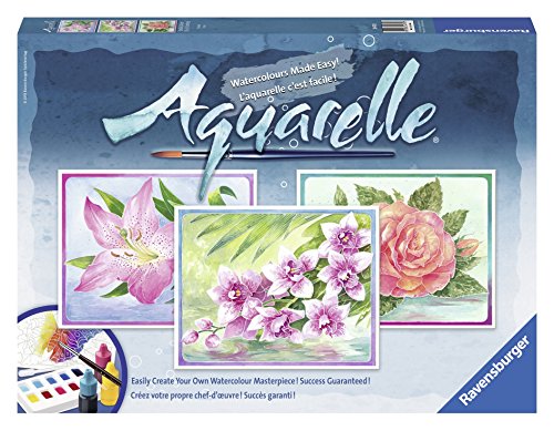 Algopix Similar Product 11 - Ravensburger Aquarelle Flowers Arts 