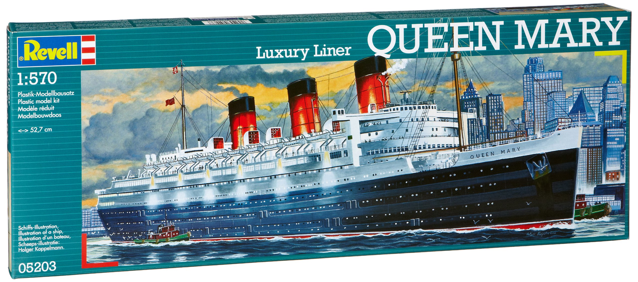 Algopix Similar Product 2 - Revell 05203 1/570 Queen Mary