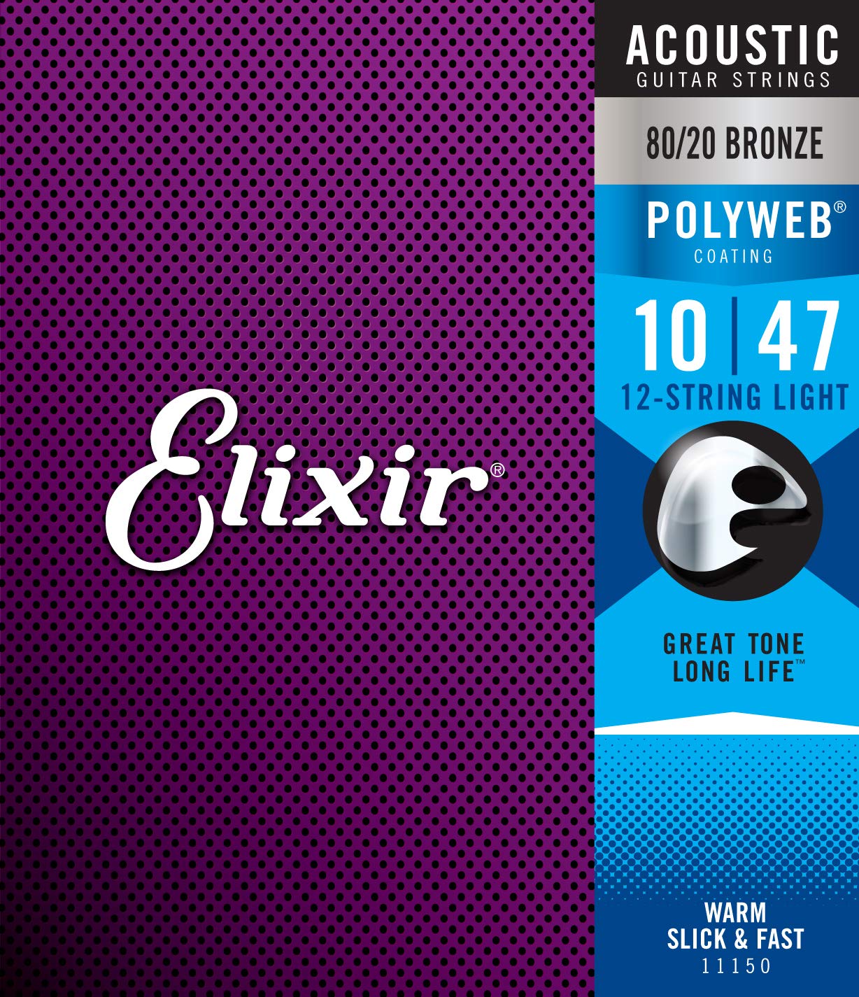 Algopix Similar Product 4 - Elixir Strings 8020 Bronze 12String
