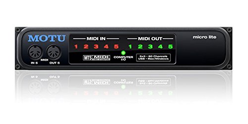 Algopix Similar Product 14 - MOTU Micro Lite USB MIDI Interface