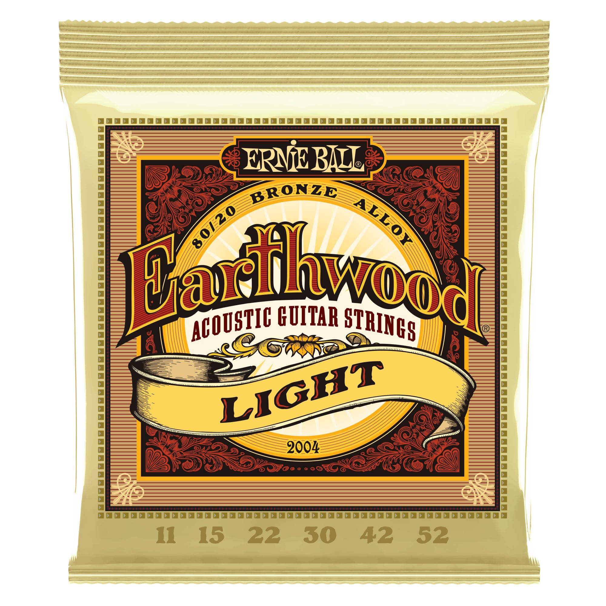 Algopix Similar Product 9 - Ernie Ball Earthwood Light 8020 Bronze