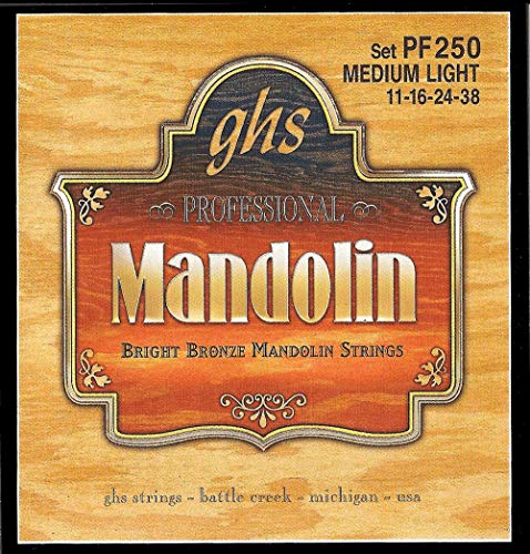 Algopix Similar Product 18 - GHS Strings Mandolin Strings (PF250)