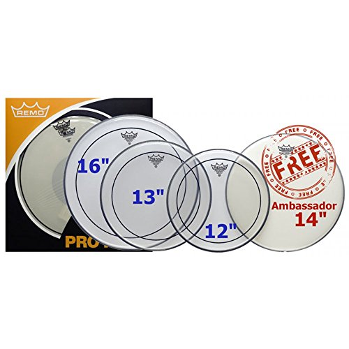 Algopix Similar Product 7 - Remo Pinstripe Clear Drumhead Pack