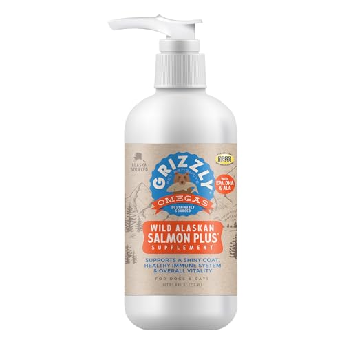 Algopix Similar Product 5 - Grizzly Wild Alaskan Salmon Oil Dog