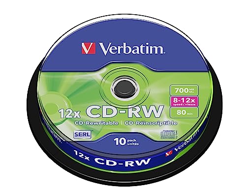 Algopix Similar Product 17 - Verbatim 43480 12x CDRW  10 Pack