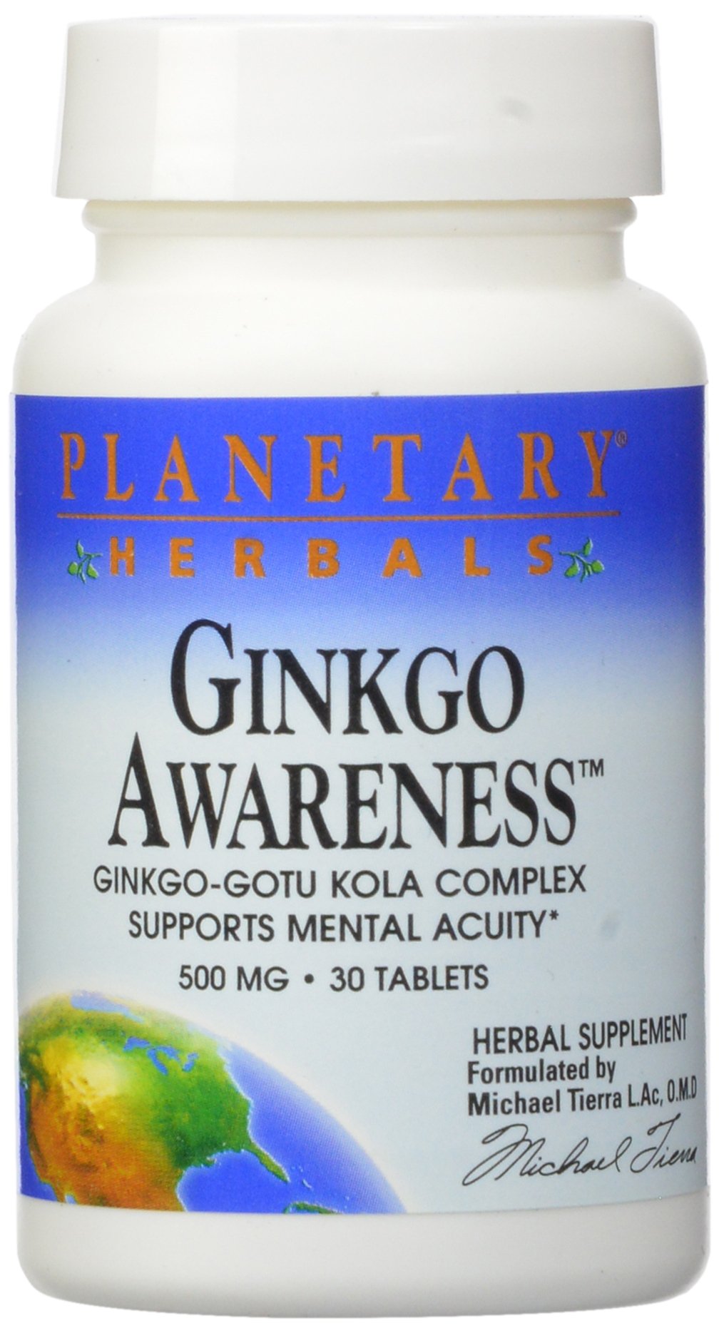 Algopix Similar Product 3 - Planetary Herbals Ginkgo Awareness