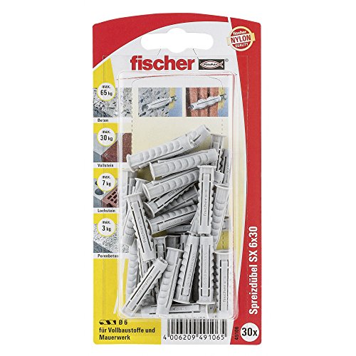 Algopix Similar Product 1 - Fischer 49106 6 x 30 mm SX K Expansion