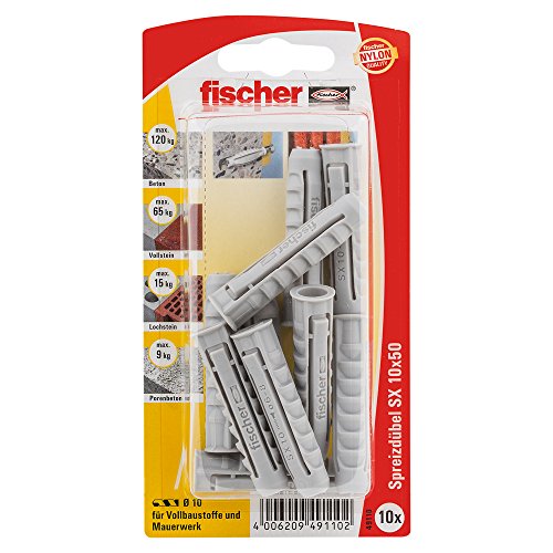 Algopix Similar Product 17 - Fischer 49110 10 x 50 mm SX K Expansion