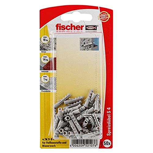 Algopix Similar Product 9 - Fischer 52107 S 4 GK Expansion Plug 