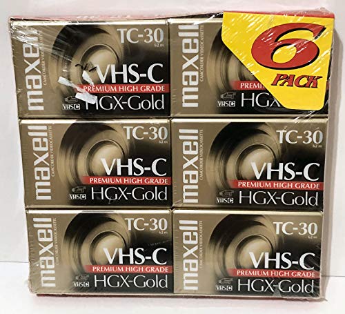 Algopix Similar Product 4 - Maxell VHSC Camcorder HGXGold TC30
