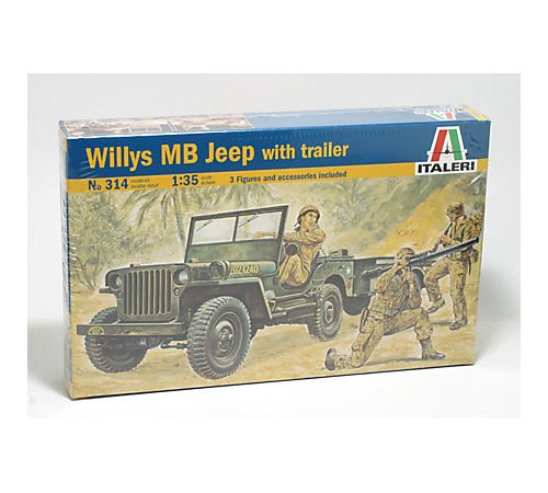 Algopix Similar Product 1 - Italeri Models 135 Willys Jeep 