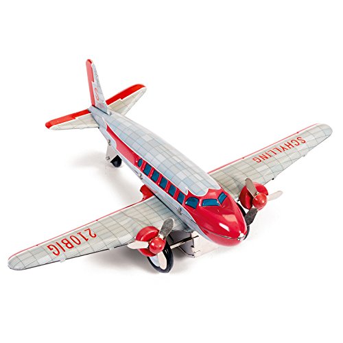 Algopix Similar Product 12 - DC3 Airplane Friction Powered Tin