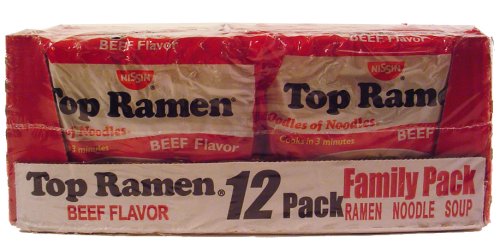 Algopix Similar Product 8 - Nissin Top Ramen Beef Flavor Soup