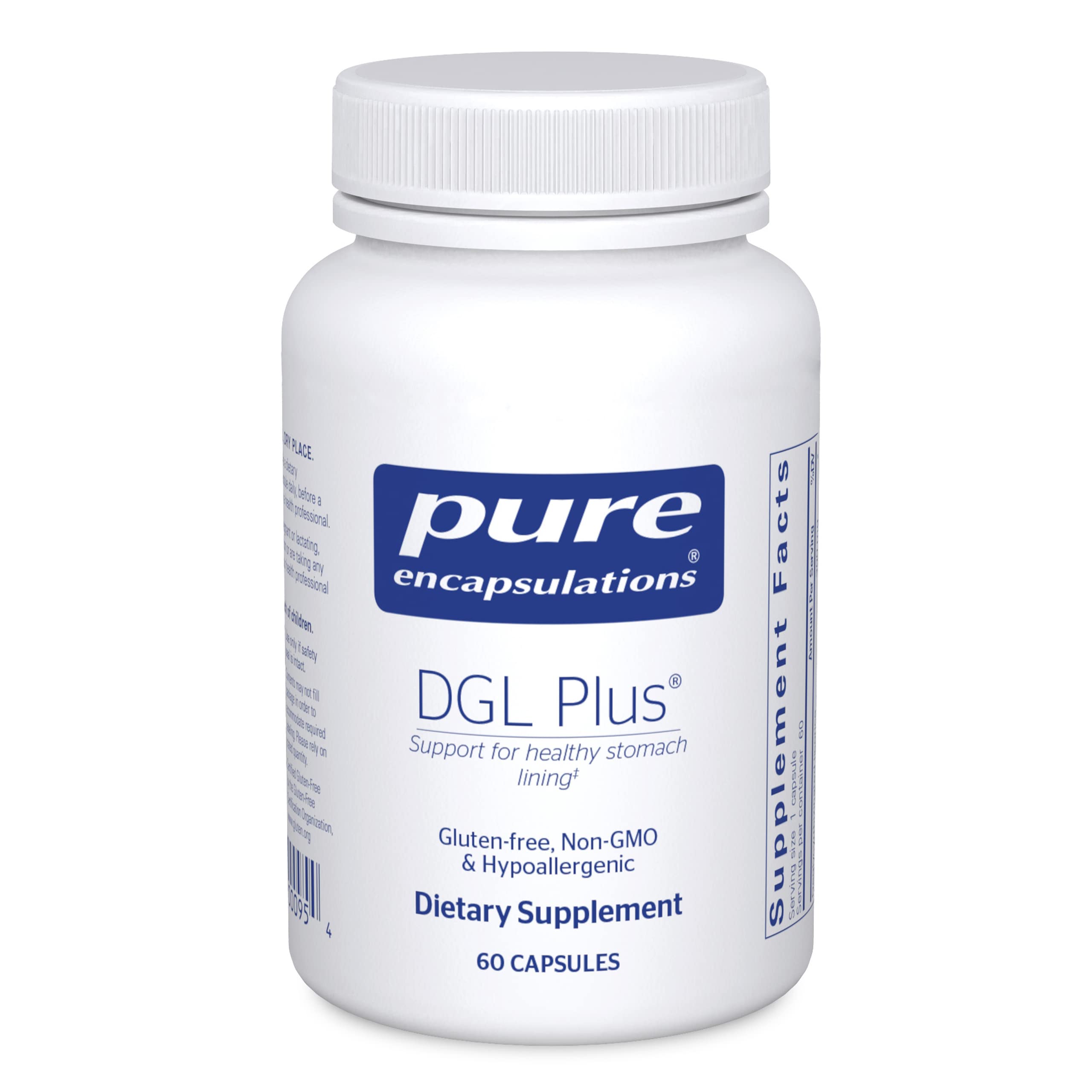 Algopix Similar Product 5 - Pure Encapsulations DGL Plus  Gut