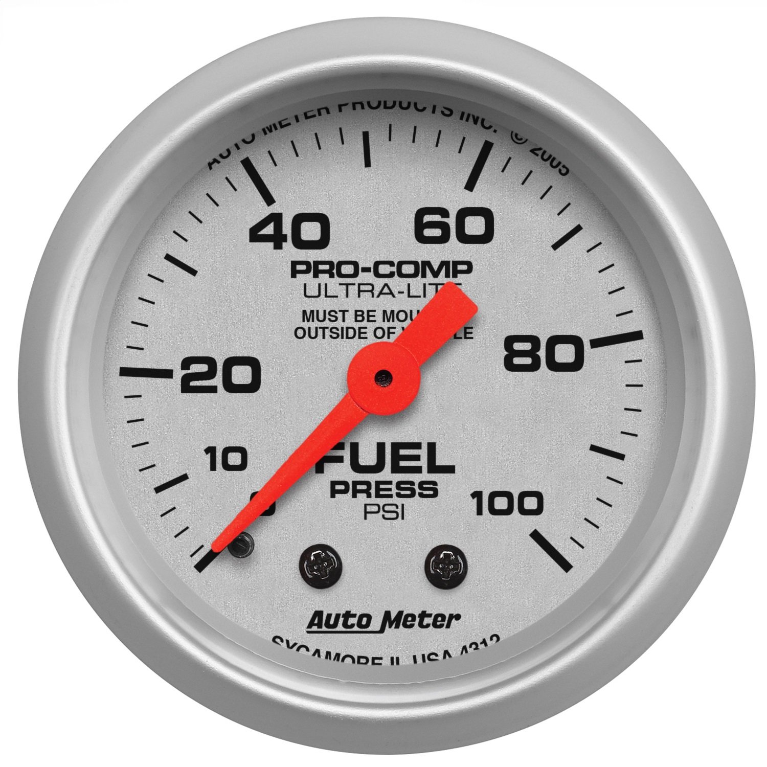 Algopix Similar Product 1 - Auto Meter 4312 UltraLite Mechanical