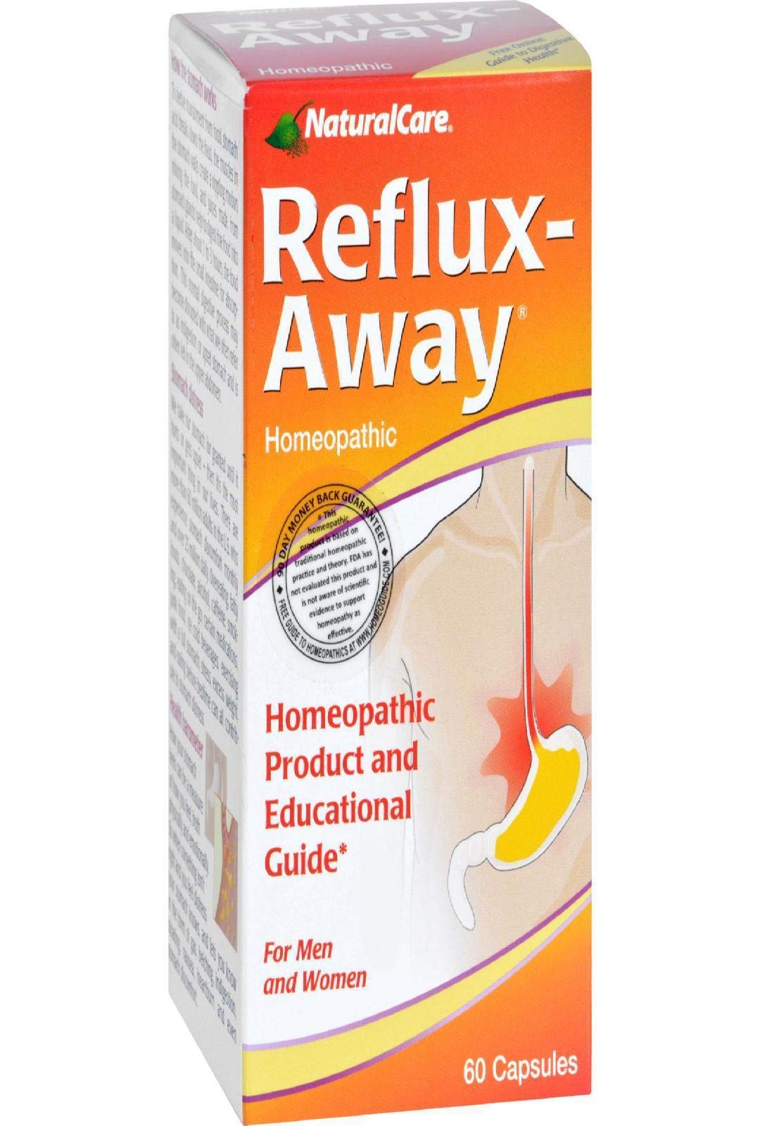 Algopix Similar Product 1 - Natural Care Reflux-Away - 60 Capsules
