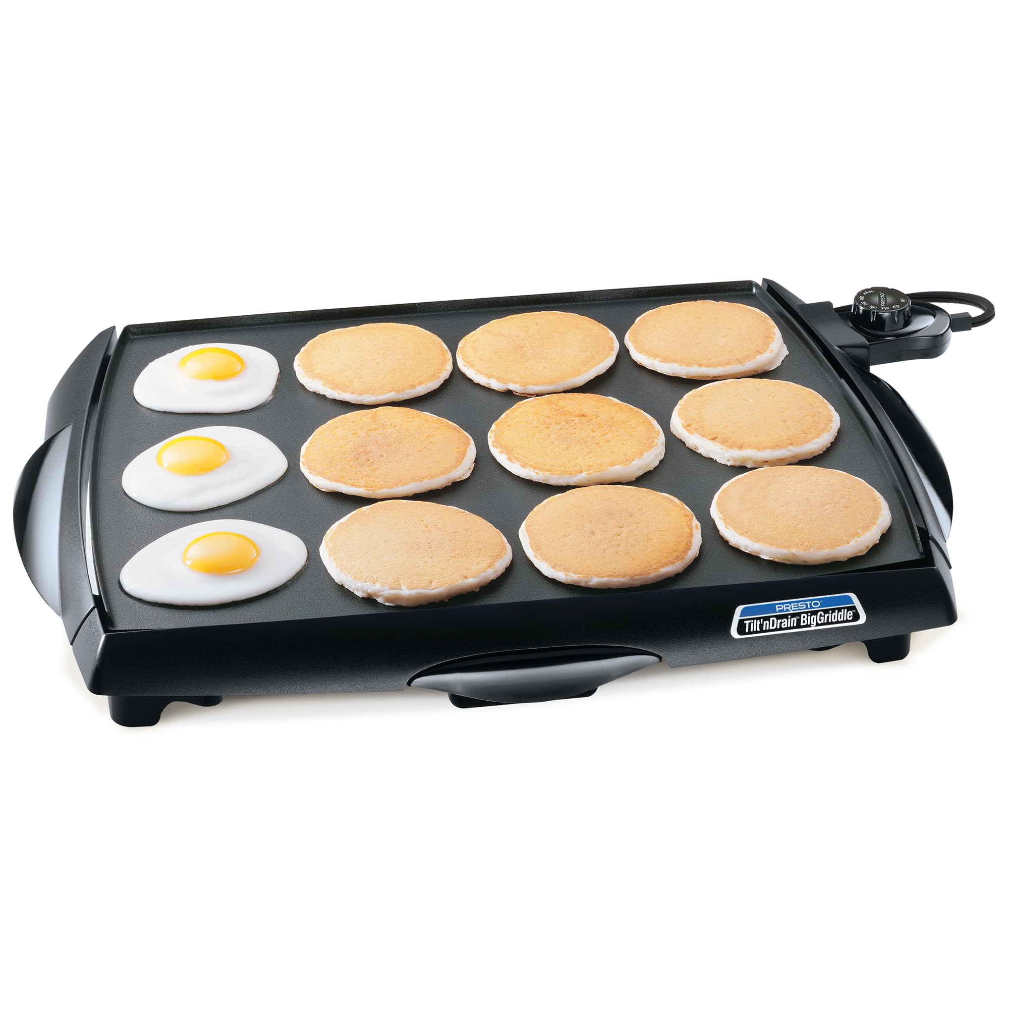 Algopix Similar Product 4 - Presto 07046 Tilt n Drain Big Griddle