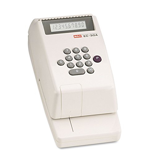 Algopix Similar Product 11 - Max EC30A Electronic Checkwriter