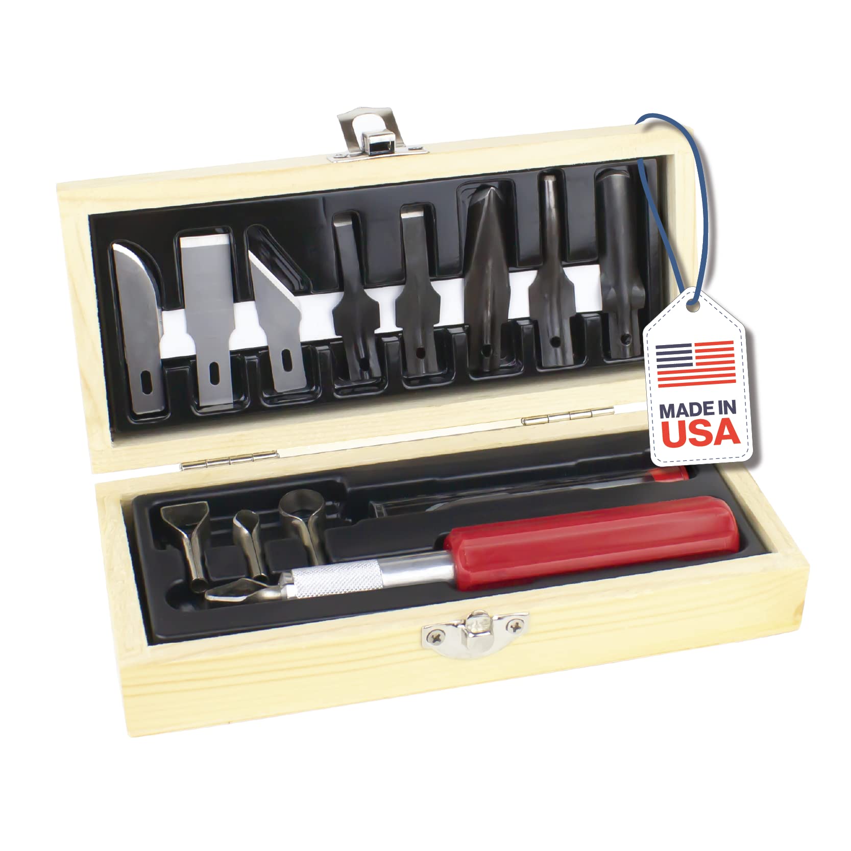 Algopix Similar Product 7 - Woodworking Knife Set by Excel Blades 