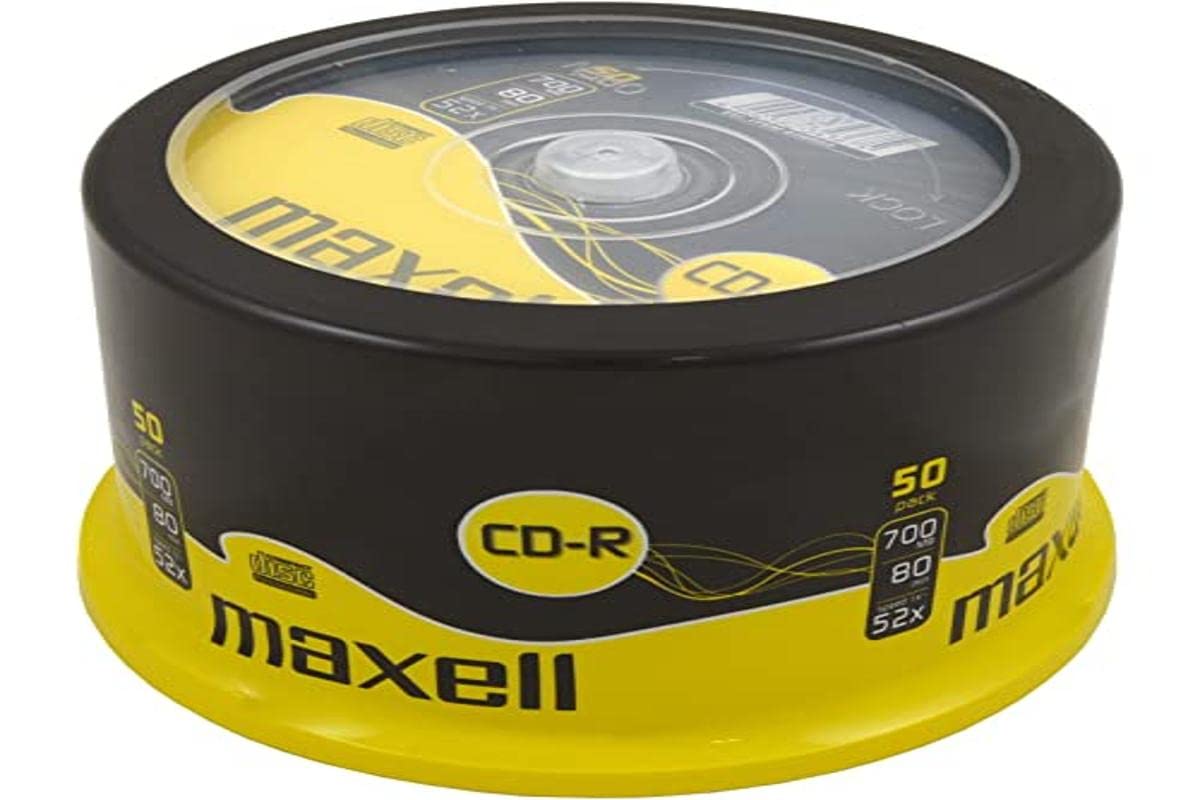 Algopix Similar Product 18 - Maxell CDR 52x Blank Discs 700MB Extra