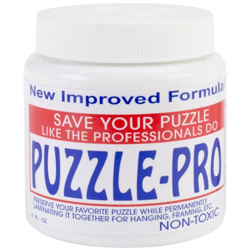 Algopix Similar Product 9 - Petaloo Pro Jigsaw Puzzle Glue, 4-Ounce,