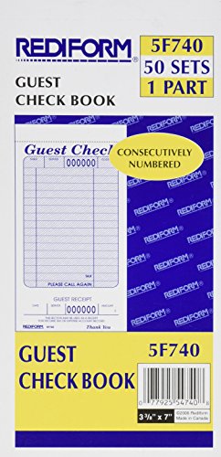 Algopix Similar Product 5 - Rediform Guest Check Pad White 3375