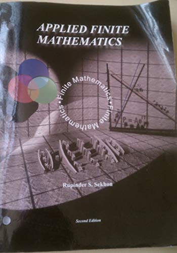 Algopix Similar Product 6 - Applied Finite Mathematics