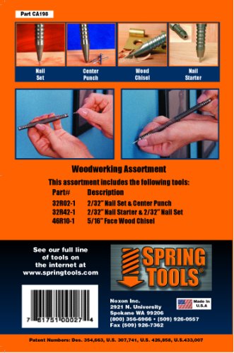 Algopix Similar Product 17 - SpringTools CA198 3 Piece Woodworking