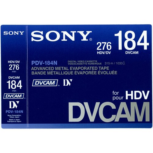 Algopix Similar Product 7 - Sony PDV184N DVCAM 184 Minute Tape