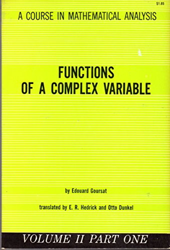 Algopix Similar Product 5 - A course in mathematical analysis,