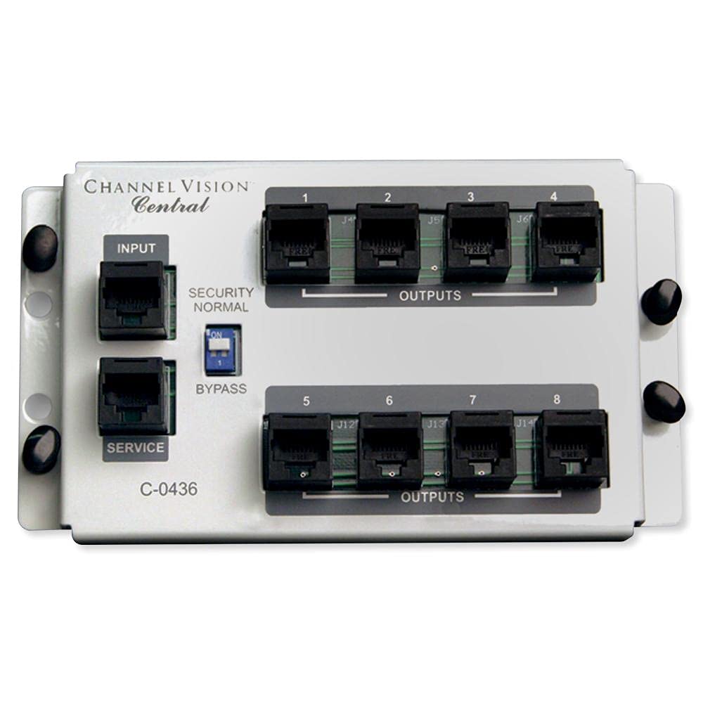 Algopix Similar Product 15 - CHANNEL VISION C0436 4 in 8 Out RJ45