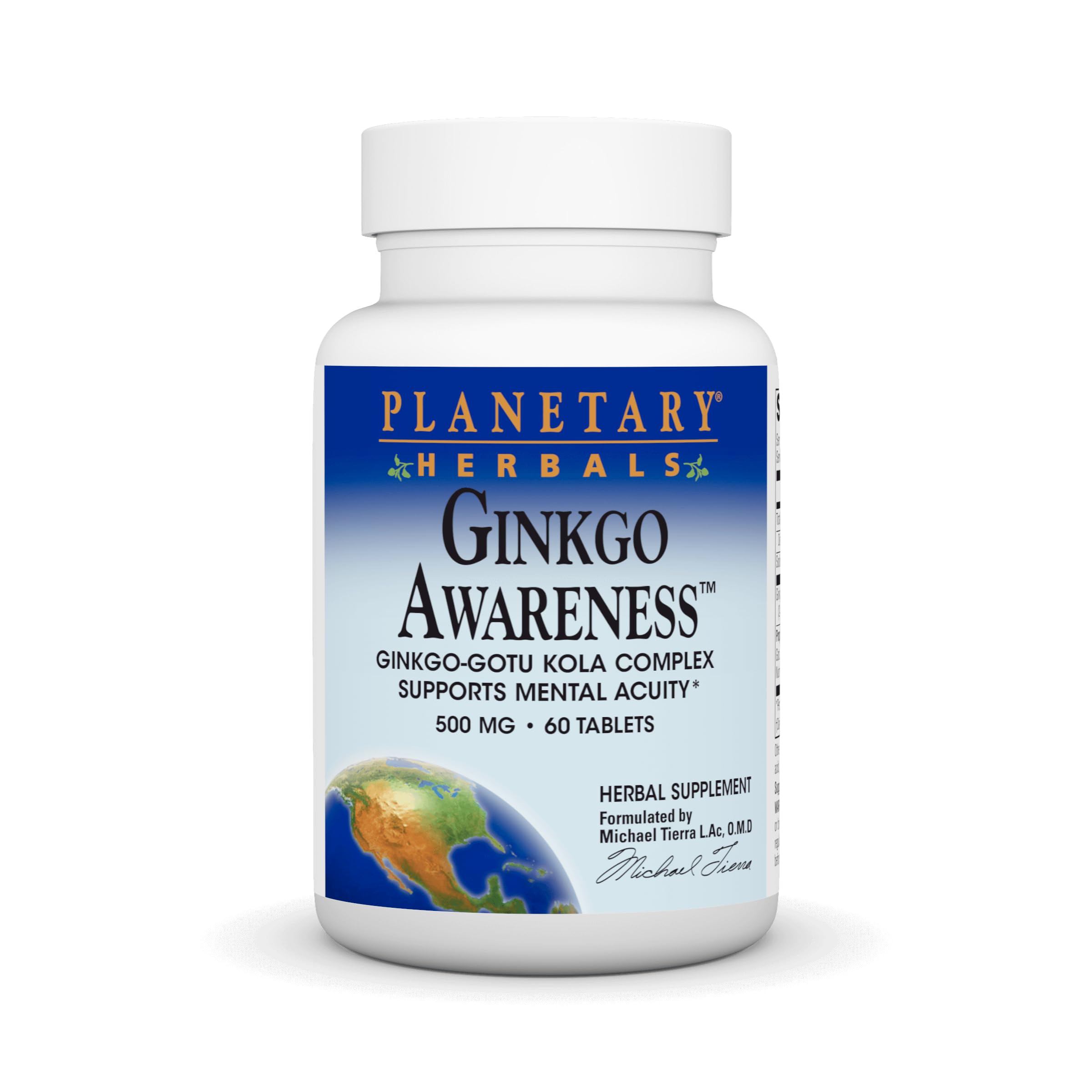 Algopix Similar Product 14 - Planetary Herbals Ginkgo Awareness