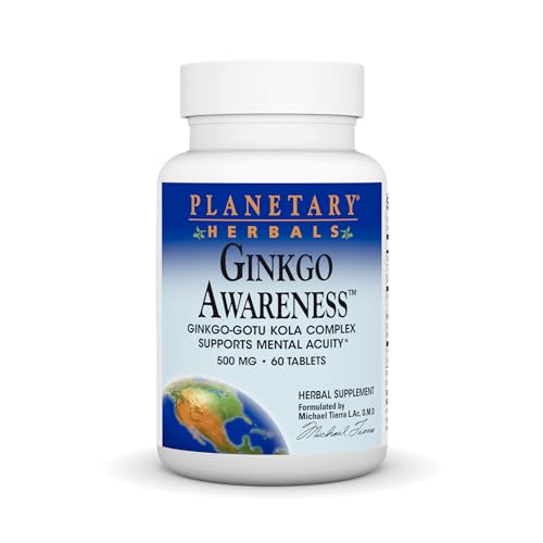 Algopix Similar Product 6 - Planetary Herbals Ginkgo Awareness