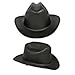 Algopix Similar Product 9 - Jackson Safety Black Cowboy Hard Hat 