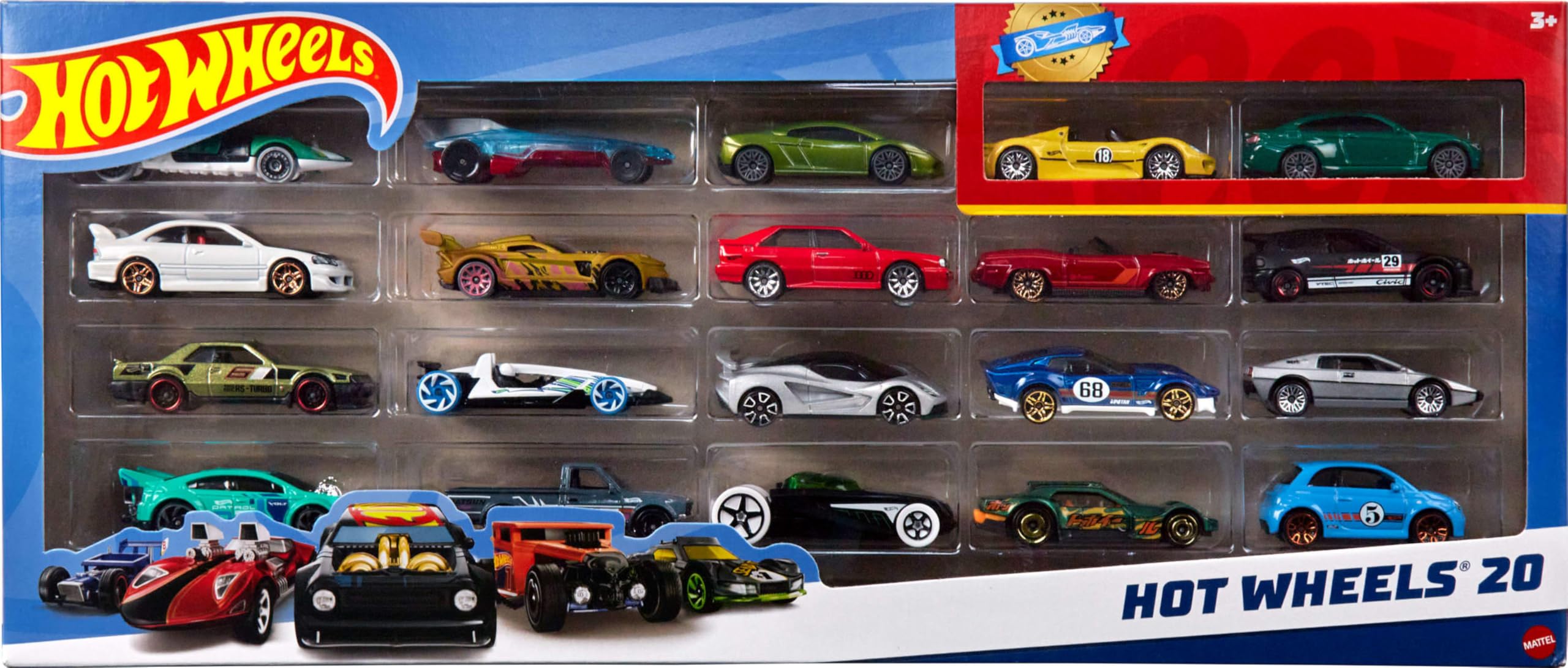 Algopix Similar Product 17 - Hot Wheels Toy Cars 20Pack Set of 20