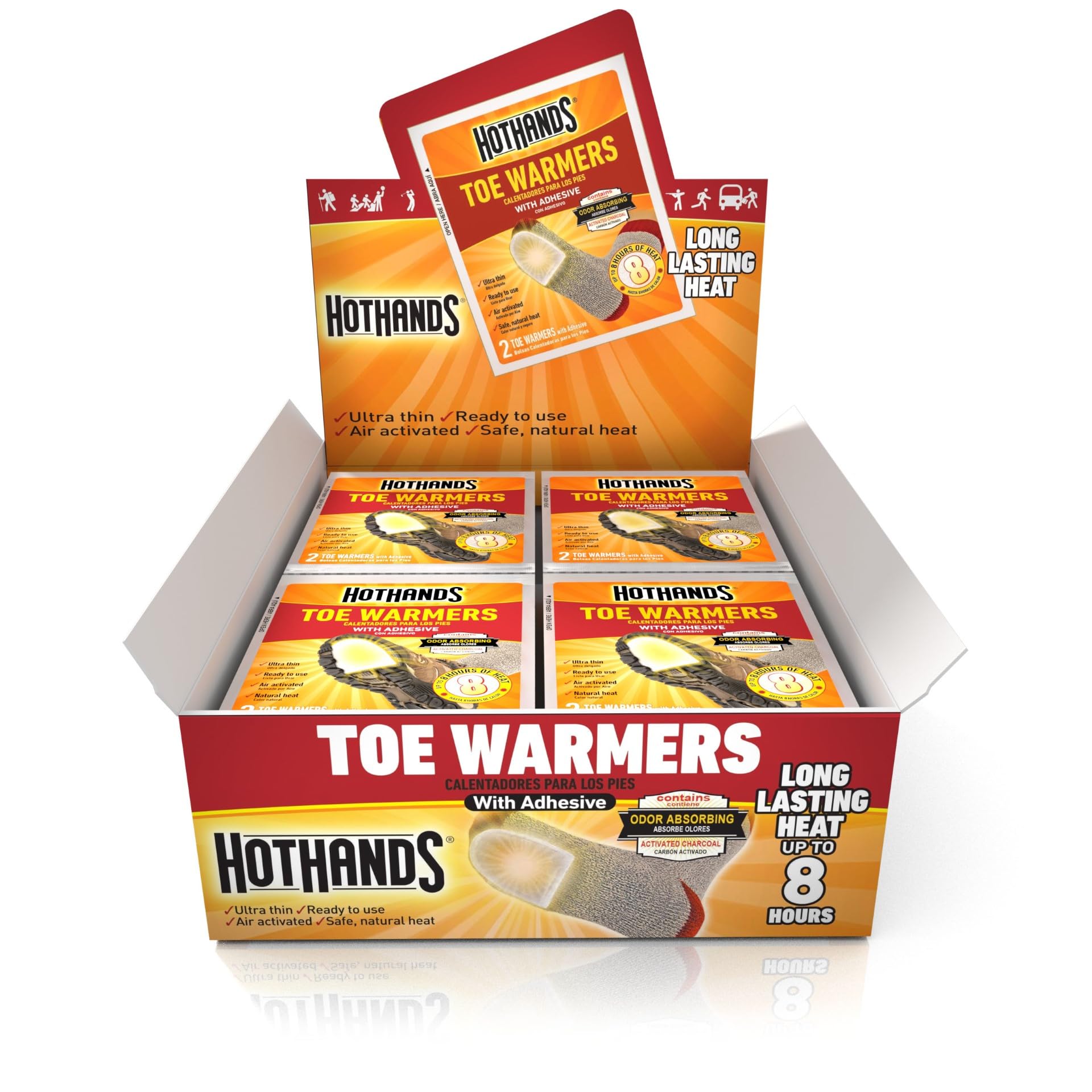 Algopix Similar Product 20 - HotHands Toe Warmers  Long Lasting
