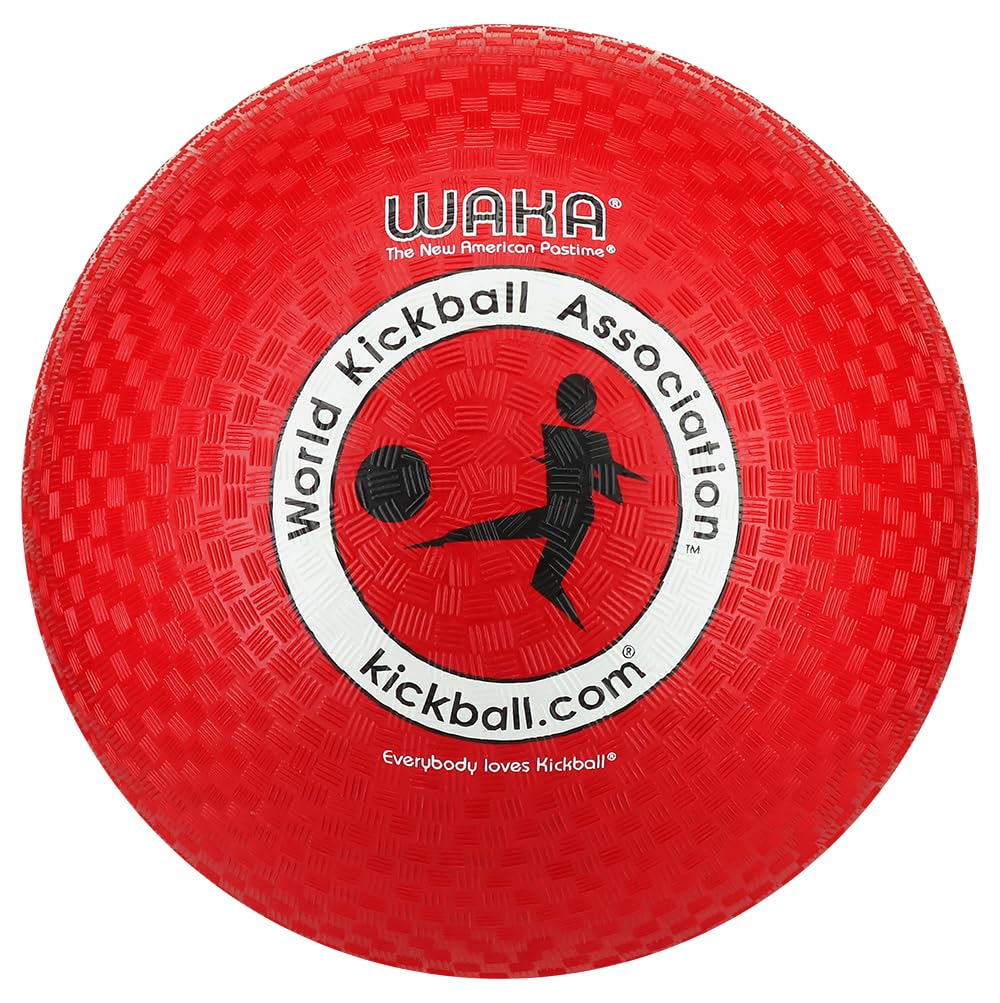 Algopix Similar Product 14 - WAKA Official Kickball - Adult 10 , Red