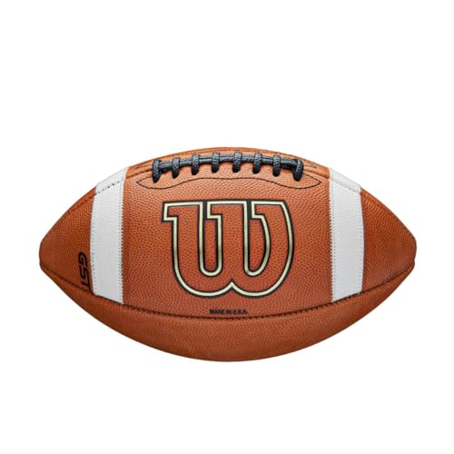 Algopix Similar Product 12 - WILSON GST Leather Game Football 