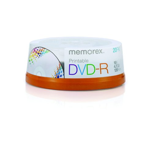 Algopix Similar Product 18 - Memorex DVDR 16x 47GB 20 Pack Spindle