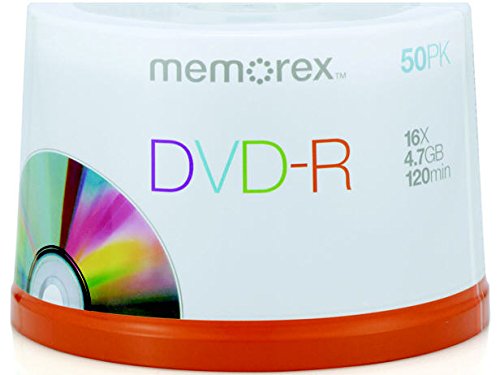 Algopix Similar Product 10 - Memorex 4.7Gb/16x DVD-R 50-Pack Spindle
